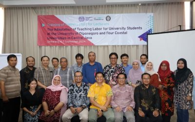 Teaching Staff Training between ILO, FEB UNDIP, and Empat University on the Coast in Central Java