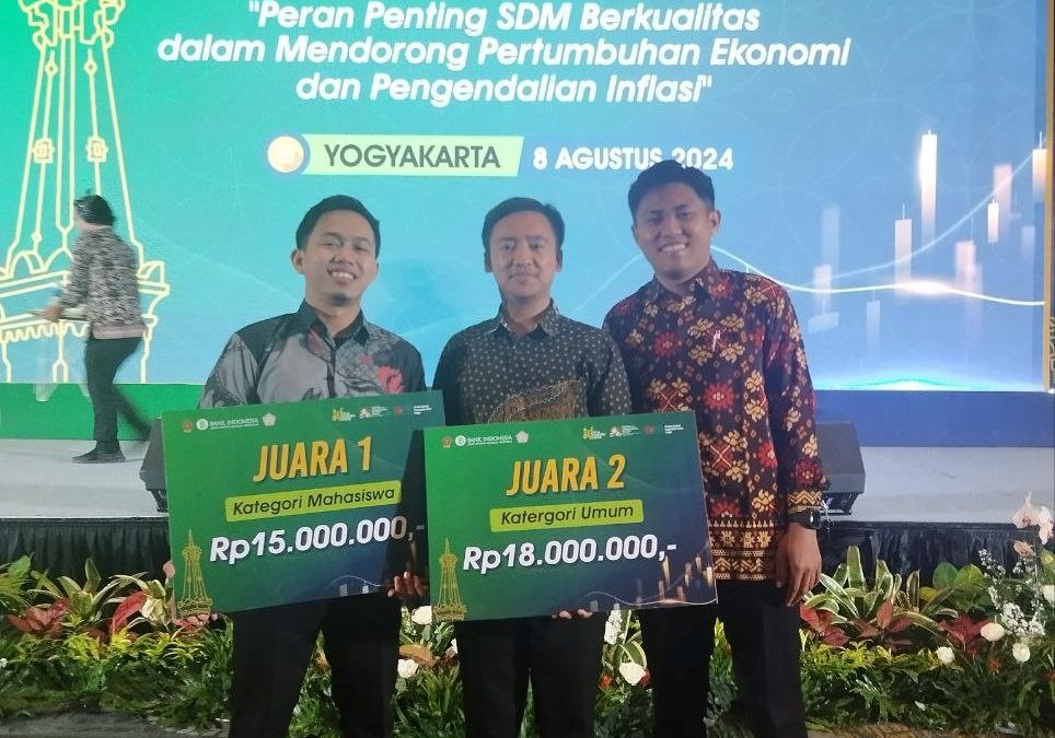 Lecturer of Economics Study Program Wins 2nd Place in General Category at Jogja Economic Forum 2024