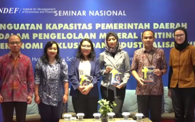 Seminar Nasional INDEF Bahas Penguatan Peran Pemerintah Daerah dalam Pengelolaan Mineral untuk Industrialisasi Hijau