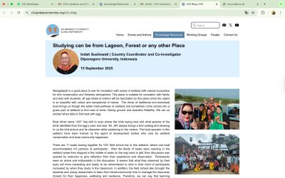 FEB Undip Students Go Global : Learning Sustainability and Community Resilience at Chilika Lagoon, India